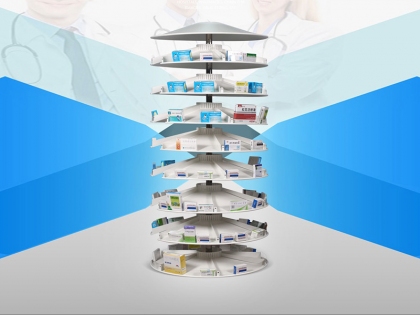 HZ-906型旋轉藥盤架