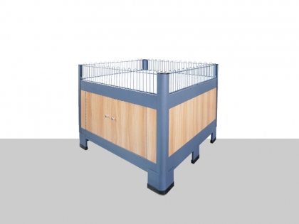 轉(zhuǎn)印木紋促銷臺